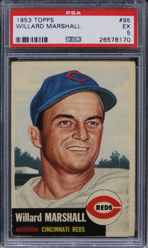 1953 Topps Willard Marshall #95 PSA 5 EX