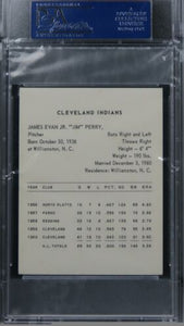 1961 Kahn's Wieners Jim Perry PSA 7 NM