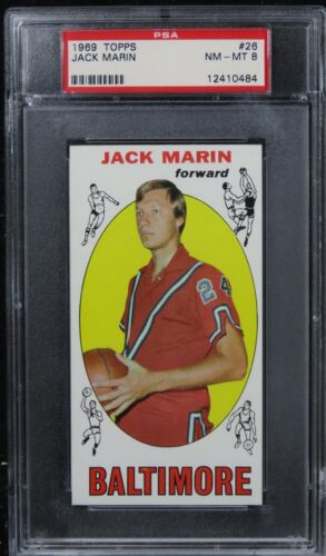 1969 Topps Jack Marin #26 PSA 8 NM-MT