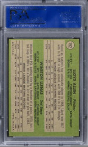 1971 Topps Angels Rookies L.ALLEN/W.LLENAS #152 PSA 8 NM-MT