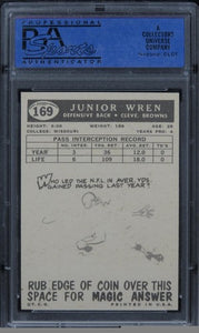 1959 Topps Junior Wren ROOKIE RC #169 PSA 8 NM-MT