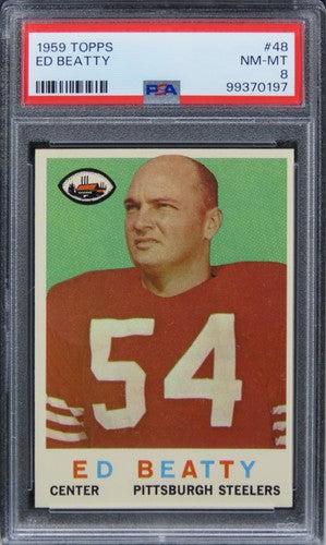 1959 Topps Ed Beatty #48 PSA 8 NM-MT