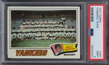 Load image into Gallery viewer, 1977 Topps Yankees Team #387 PSA 9 MINT