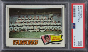 1977 Topps Yankees Team #387 PSA 9 MINT