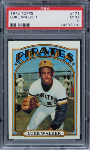 1972 Topps Luke Walker #471 PSA 9 MINT