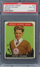 Load image into Gallery viewer, 1933 SPort Kings Anton Lekang SKIING #10 PSA 4 VG-EX