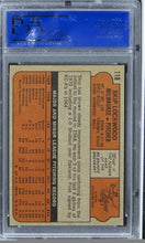Load image into Gallery viewer, 1972 Topps Skip Lockwood #118 PSA 7 NM