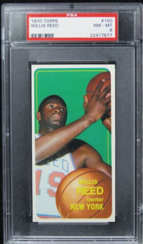 1970 Topps Willis Reed HOF #150 PSA 8 NM-MT