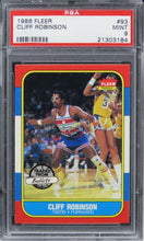 Load image into Gallery viewer, 1986 Fleer Cliff Robinson #93 PSA 9 MINT