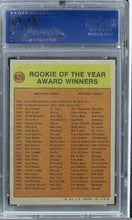 Load image into Gallery viewer, 1972 Topps Rookie Of The Year AWARD #625 PSA 8 NM-MT