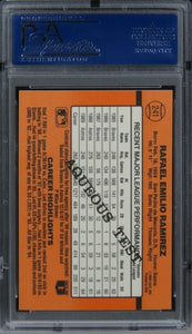 1990 Donruss Aqueous Test Rafael Ramirez #241 PSA 8.5 NM-MT+