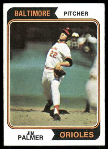 1974 Topps Jim Palmer HOF #40 EX