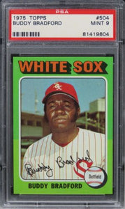 1975 Topps Buddy Bradford #504 PSA 9 MINT