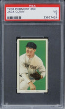 Load image into Gallery viewer, 1909 T206 Piedmont 350 Jack Quinn PSA 3 VG