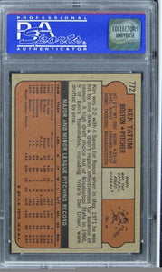 1972 Topps Ken Tatum #772 PSA 8 NM-MT