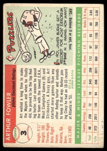 1955 Topps Art Fowler #3 VG