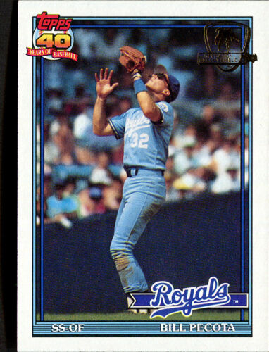 1991 Topps Desert Shield Bill Pecota #754