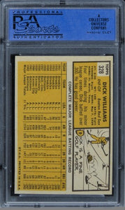 1963 Topps Dick Williams #328 PSA 8 NM-MT