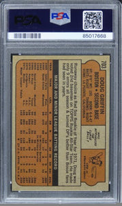 1972 Topps Doug Griffin #703 PSA 8 NM-MT