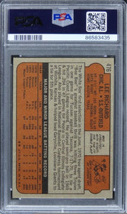 1972 Topps Lee Richard #476 PSA 8 NM-MT