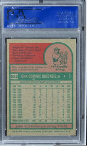 1975 Topps John Boccabella #553 PSA 9 MINT