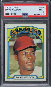 1972 Topps Dave Nelson #529 PSA 9 MINT