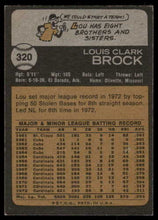 Load image into Gallery viewer, 1973 Topps Lou Brock HOF #320 EX-MT