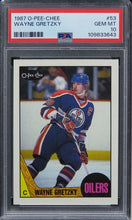 Load image into Gallery viewer, 1987 O-PEE-CHEE Wayne Gretzky HOF #53 PSA 10 GEM MINT