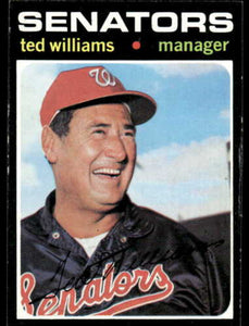 1971 Topps Ted Williams HOF #380 EX