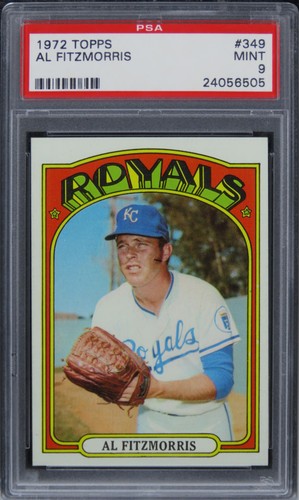 1972 Topps Al Fitzmorris #349 PSA 9 MINT