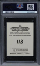 Load image into Gallery viewer, 1997 Panini Rocky Maivia WWF SUPERSTARS STICKERS #113 PSA 8 NM-MT