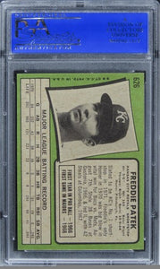1971 Topps Freddie Patek #626 PSA 8 NM-MT