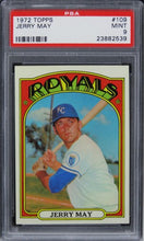Load image into Gallery viewer, 1972 Topps Jerry May #109 PSA 9 MINT
