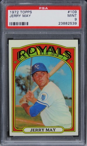 1972 Topps Jerry May #109 PSA 9 MINT