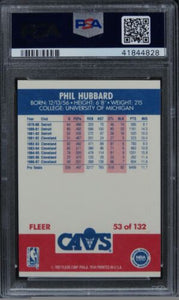 1987 Fleer Phil Hubbard #53 PSA 9 MINT