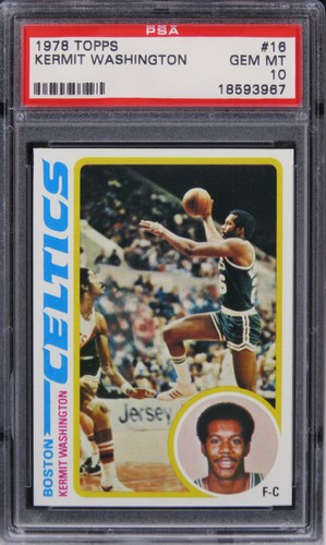 1978 Topps Kermit Washington #16 PSA 10 GEM MINT