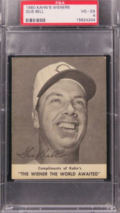 1960 Kahn's Wieners Gus Bell PSA 4 VG-EX