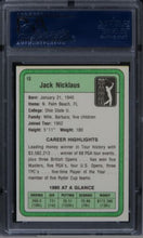 Load image into Gallery viewer, 1981 Donruss Golf Jack Nicklaus HOF #13 PSA 8 NM-MT