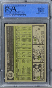 1961 Topps Rudy Hernandez #229 PSA 8 NM-MT