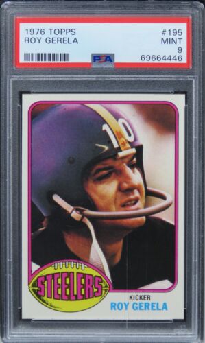 1976 Topps Roy Gerela #195 PSA 9 MINT