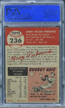 Load image into Gallery viewer, 1953 Topps Harry Perkowski #236 PSA 5 EX