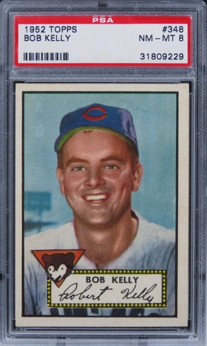 1952 Topps Bob Kelly #348 PSA 8 NM-MT