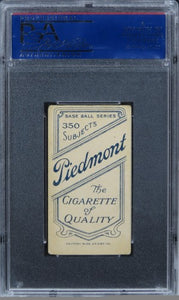 1909 T206 Piedmont Lou Fiene (THROWING) PSA 4 VG-EX