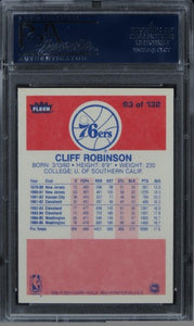 1986 Fleer Cliff Robinson #93 PSA 9 MINT