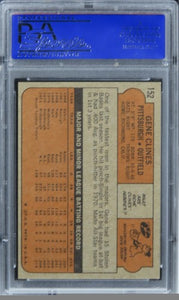 1972 Topps Gene Clines #152 PSA 8 NM-MT
