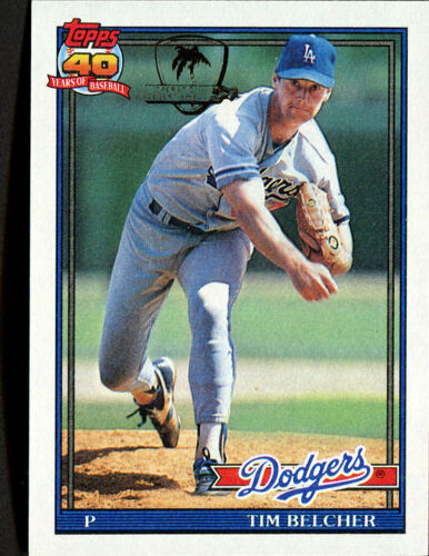 1991 Topps Desert Shield Tim Belcher #25