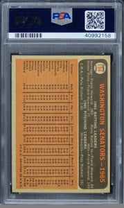 1966 Topps Senators Team #194 PSA 9 MINT