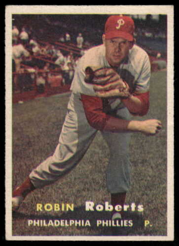 1957 Topps Robin Roberts HOF #15 EX-MT