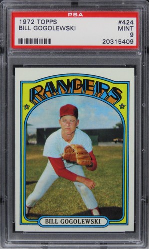 1972 Topps Bill Gogolewski #424 PSA 9 MINT