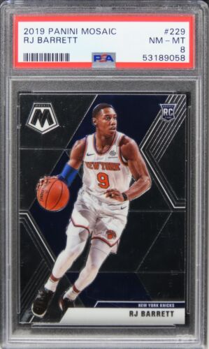 2019 Panini Mosaic RJ Barrett ROOKIE RC #229 PSA 8 NM-MT